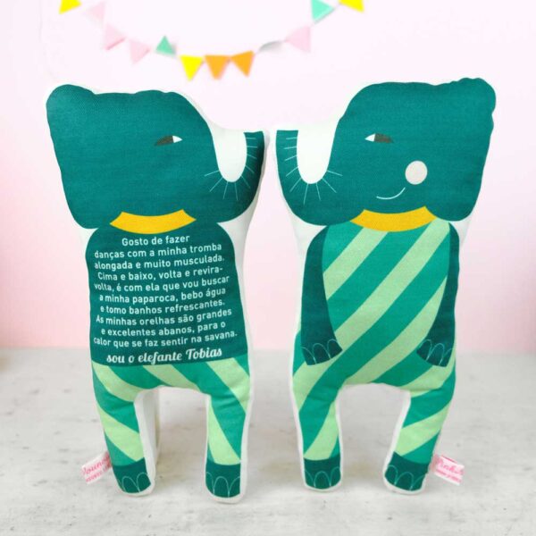 Theodore elephant doll with tale - Image 2