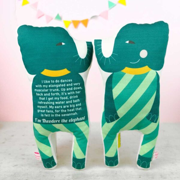 Theodore elephant doll with tale - Image 3